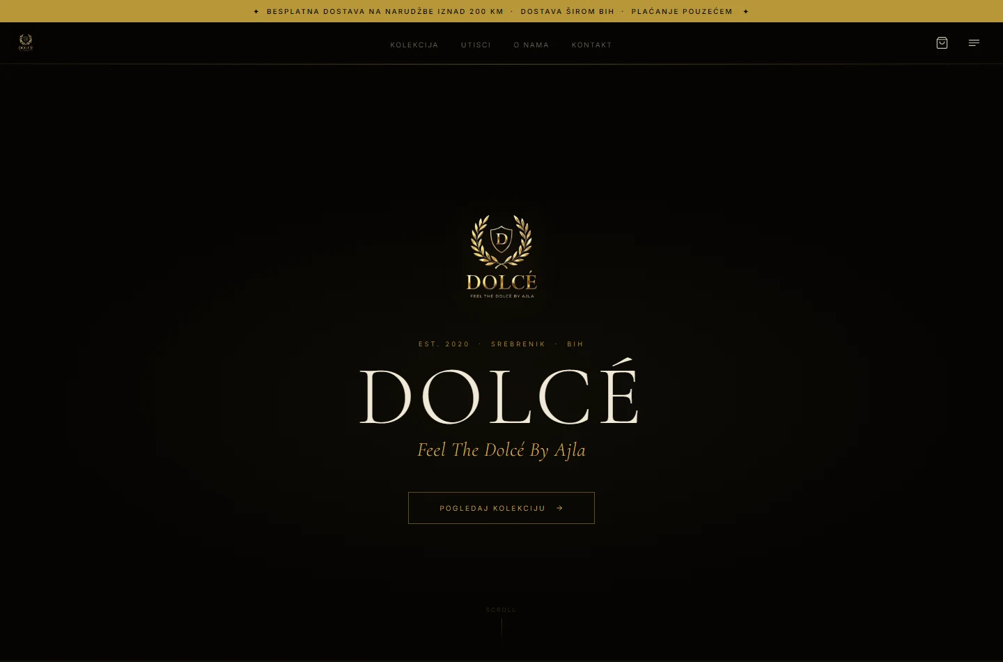 Početna stranica — Modni Studio Dolce